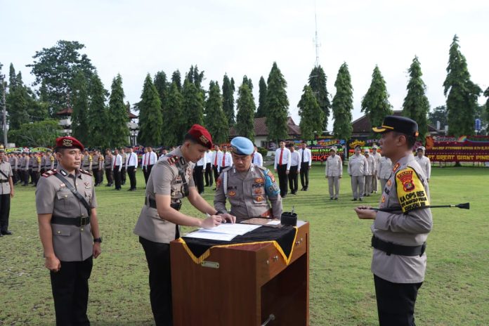 Foto sertijab polrest lampung utra 24-01-2025