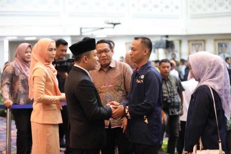 IWO Lampung Hadiri Pelantikan Sekdaprov, Marindo Kurniawan.