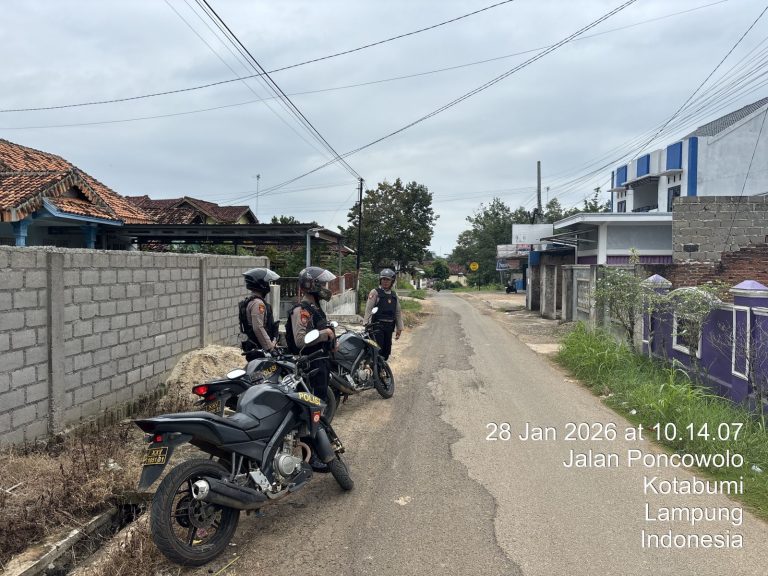 Jelang Ramadan, Polres Lampung Utara Intensifkan Patroli Presisi di Titik Rawan
