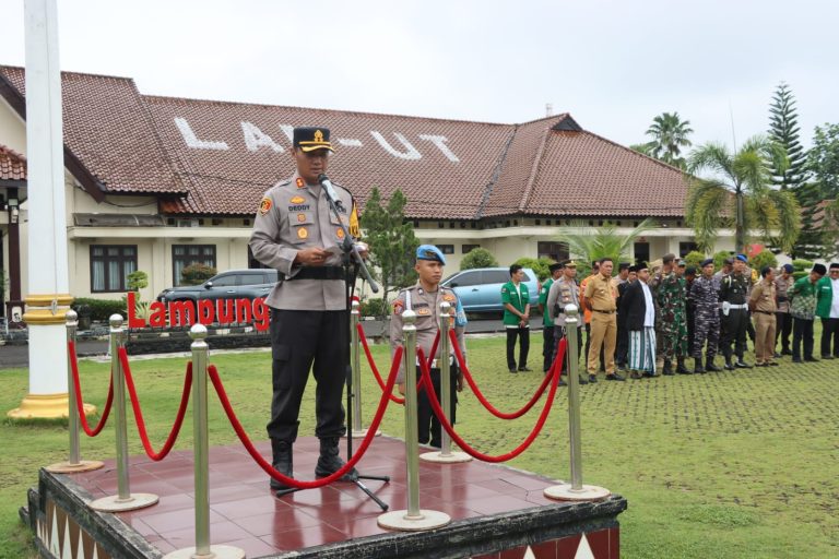 *Jaga Kamtibmas Selama Ramadhan, Polres Lampung Utara Gelar Apel Siaga*