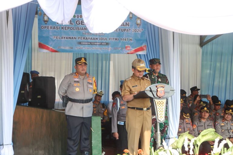 Polresta Cirebon Gelar Apel Gelar Pasukan Operasi Kepolisian Terpusat KETUPAT LODAYA 2026
