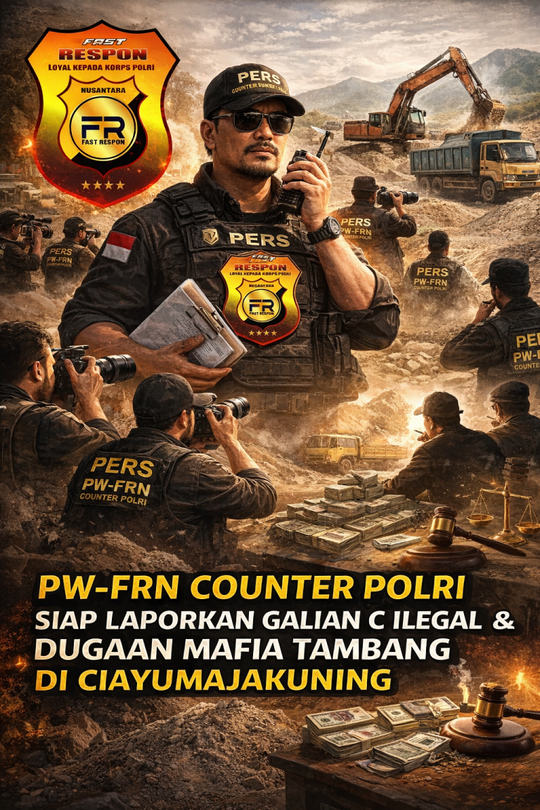 *PW-FRN Counter Polri Siap Laporkan Galian C Ilegal dan Dugaan Mafia Tambang di Ciayumajakuning*
