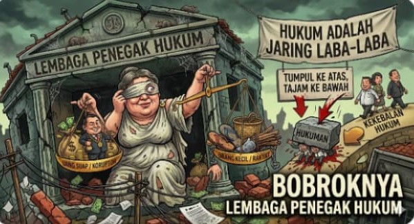 Bobroknya Lembaga Penegak Hukum Bobroknya Lembaga Penegak Hukum