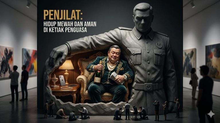 Penjilat Hidup Mewah dan Aman di Ketiak Penguasa